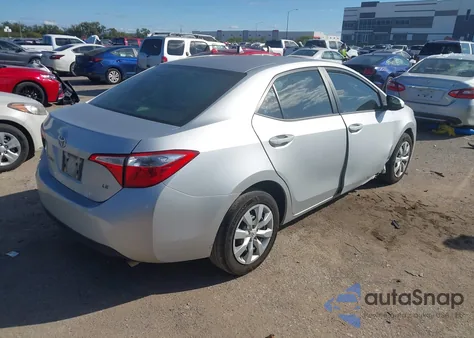 2016 Toyota Corolla Le from USA, damaged, VIN 5YFBURHE0GP542099